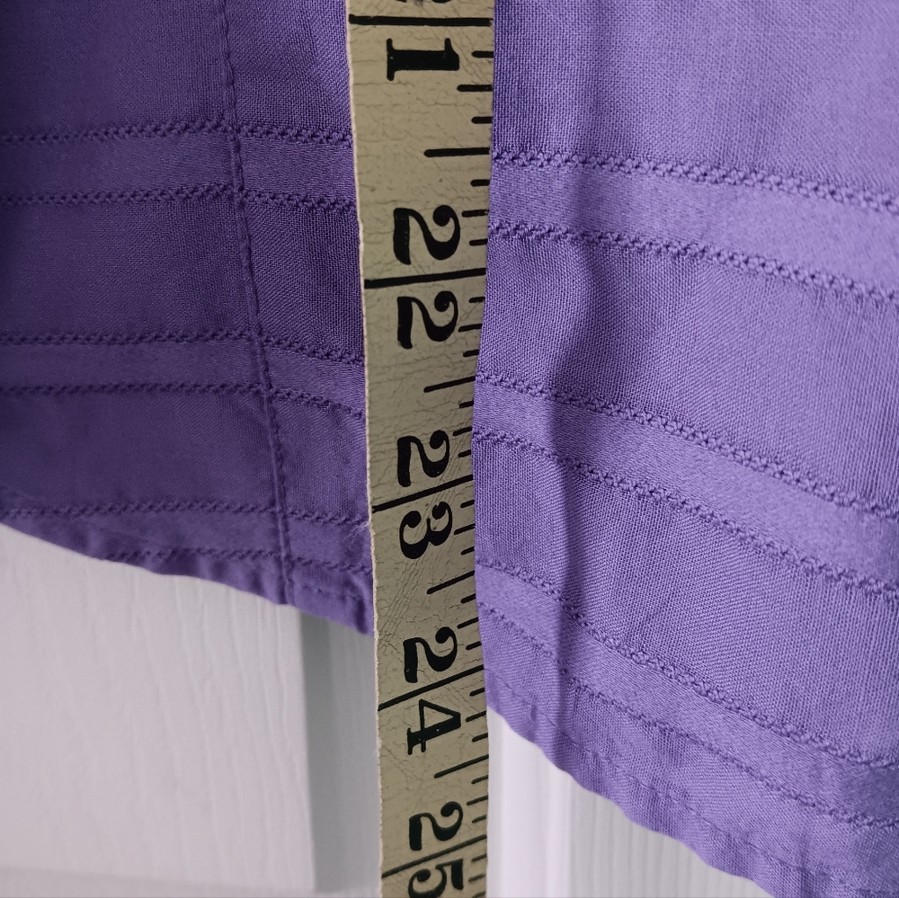 Rafaella Lilac-Purple Button-Up Size 14 - Picture 12 of 12